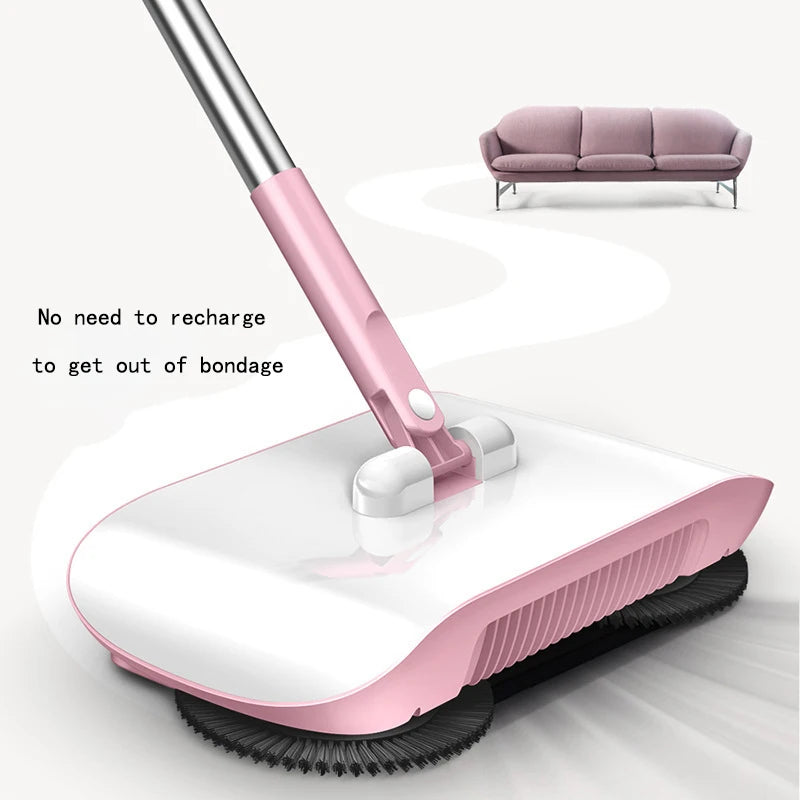 Push Broom Household Vacuum Cleaner Cleaning Machine Broom Mop Set Bedroom Kitchen Cleaning Household Floor Carpet Cleaning